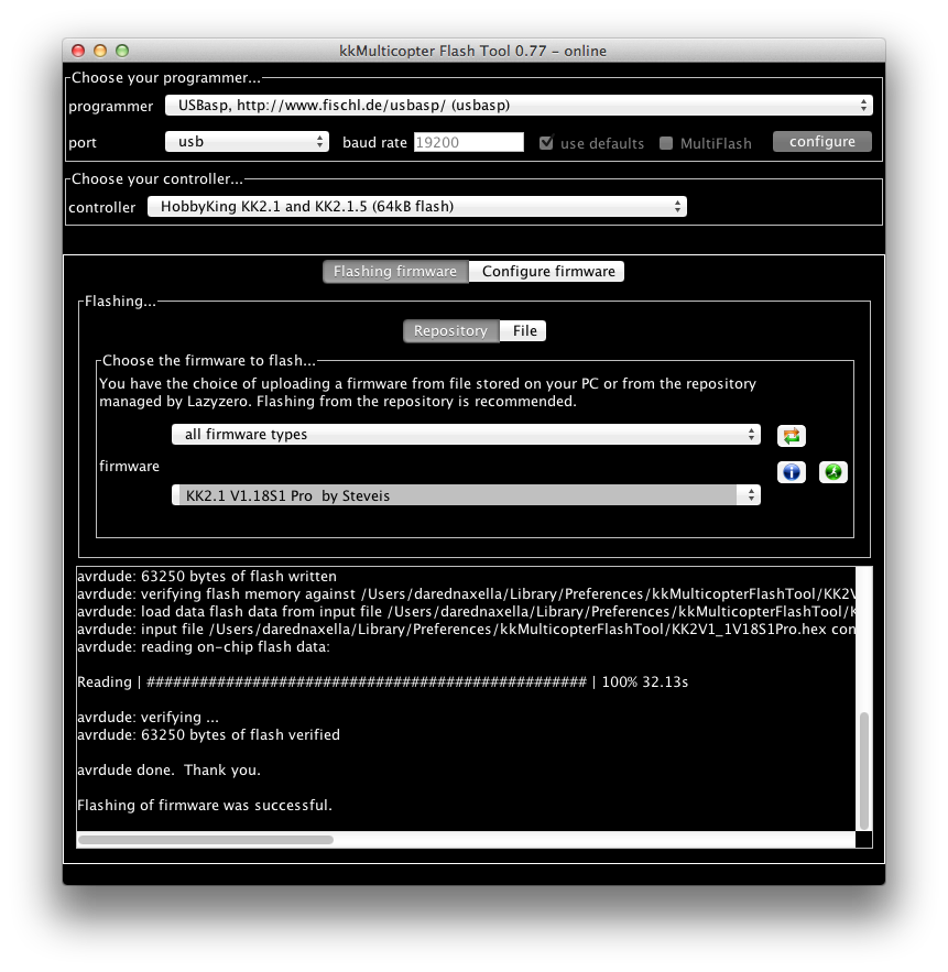 KKMulticopter Flashtool